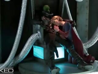 Wickedparodies - supergirl menggoda braniac ke anal xxx klip