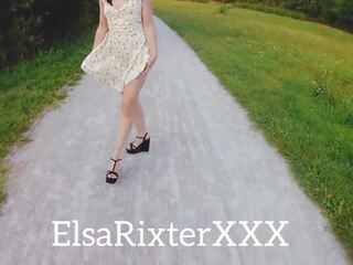 My exceptional walk in the park jemagat öňünde flashing elsarixtetxxx | xhamster