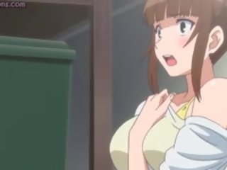 Groß breasted anime wird hammerd