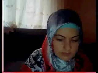 Tyrkisk herlig turbanli viser henne pupper: gratis voksen film ab