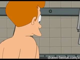 Futurama hentai - dusche dreier