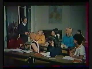 Initiations au pensionnat 1980, volný x čeština špinavý film video 51