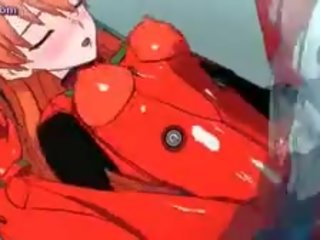 Animated wings in red gets cum